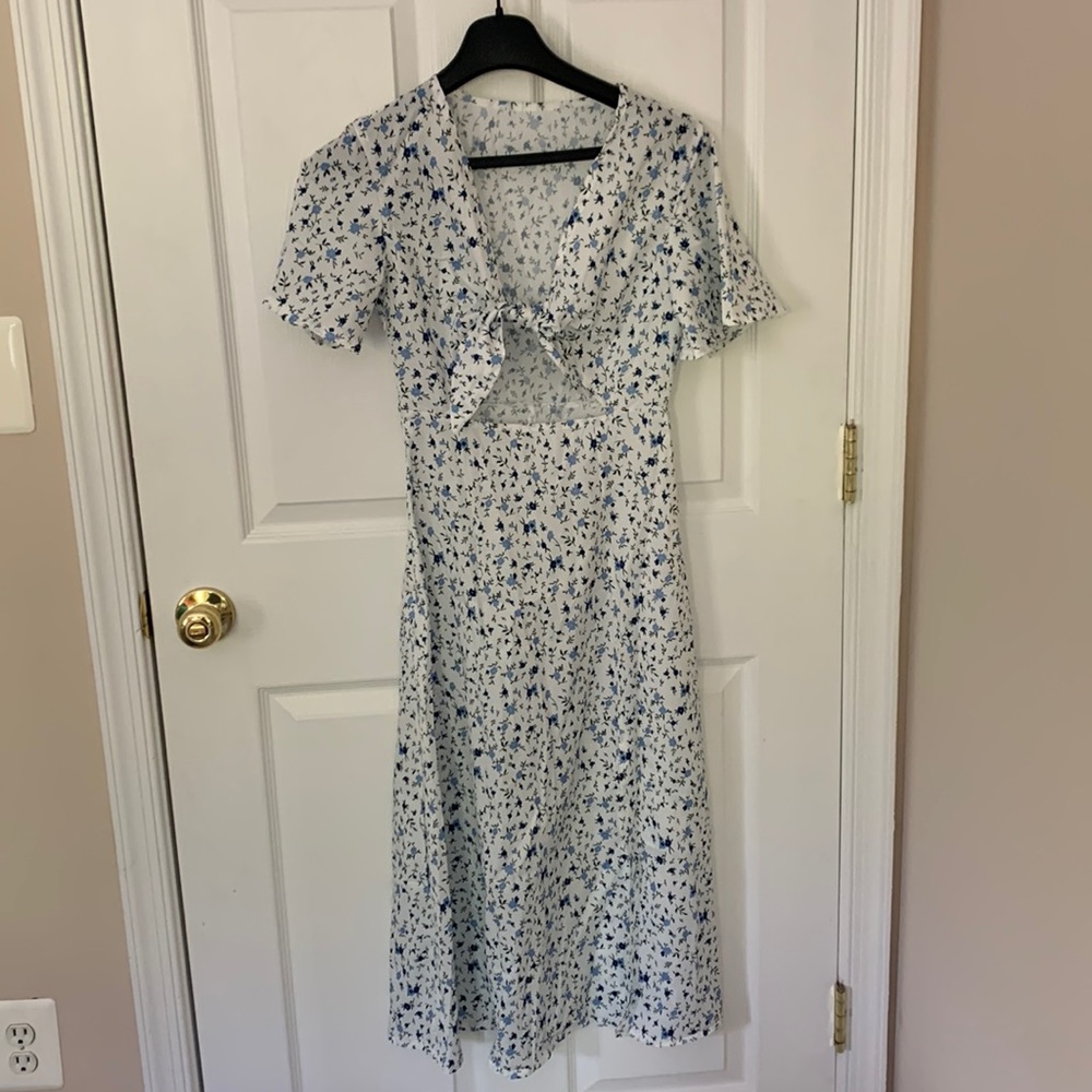 Midi spring or bridal dress